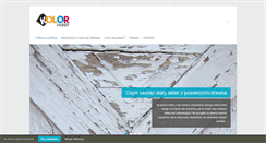 Desktop Screenshot of farbydodrewna.com.pl